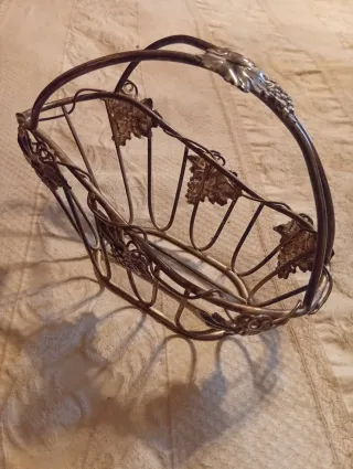 Porta bottiglie vintage decorato