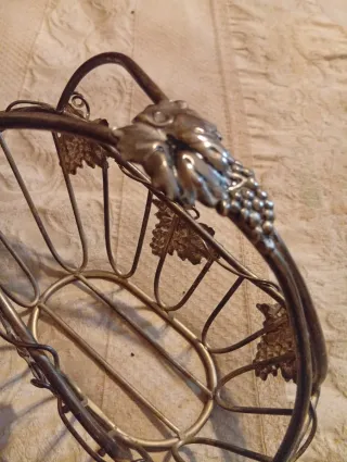 Porta bottiglie vintage decorato