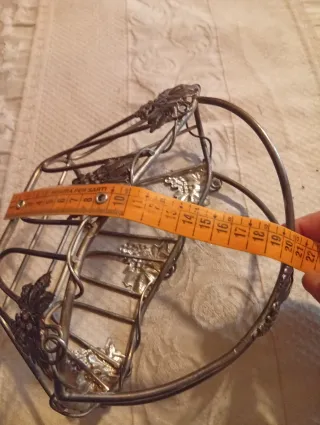 Porta bottiglie vintage decorato