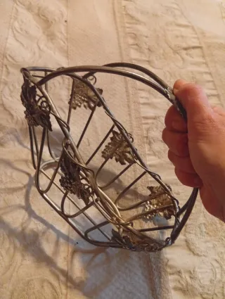 Porta bottiglie vintage decorato