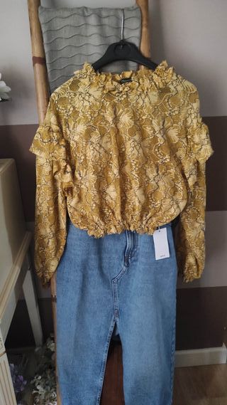 Crop top Zara talla L