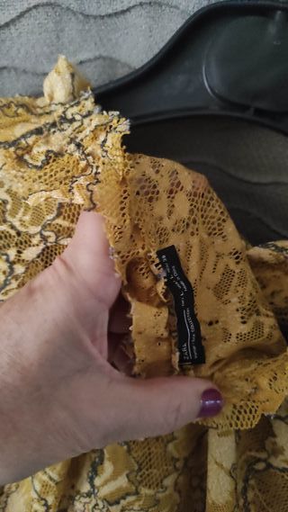 Crop top Zara talla L