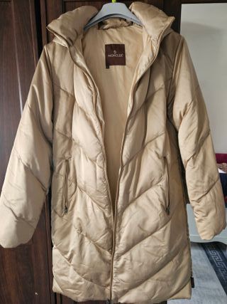 Abrigo Moncler Beige