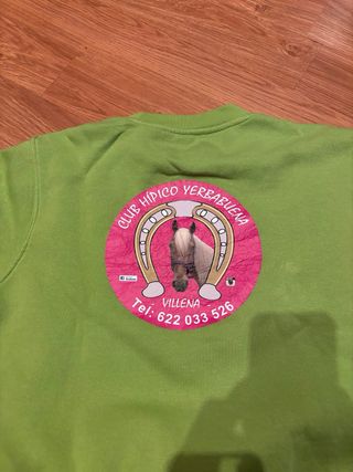 Sudadera Club Hípico Yerbabuena Villena