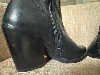 Botines piel Mango negros