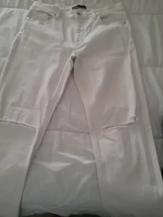 Pantalón pitillo hombre Zara Roto Talla L