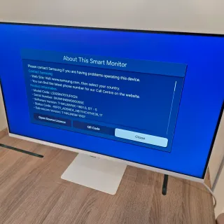 Monitor Samsung Smart M7 32” 4K Bianco LS32BM701UP