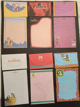 Papelería Disney cartas perfumadas