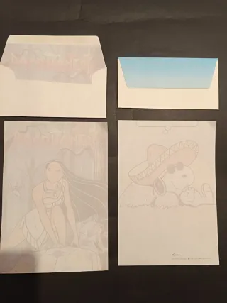 Papelería Disney cartas perfumadas