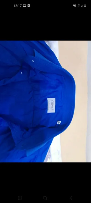 Camicia uomo blu