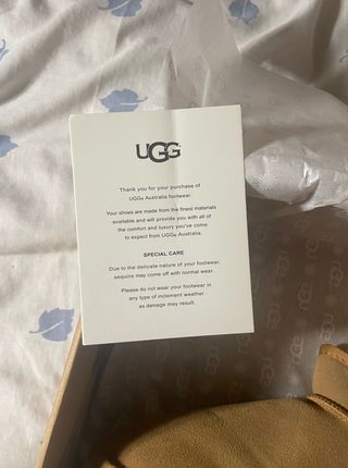 Botines UGG Tazz Beige/Marrón Talla 38