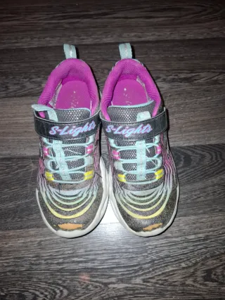 Zapatillas Skechers niña luces talla 30