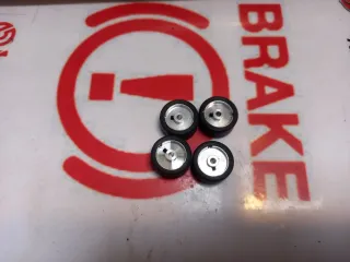 4 Llantas Aluminio Scaleauto con Neumáticos