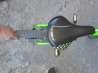 Bicicleta infantil verde monty