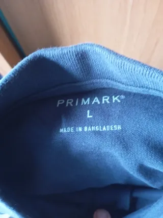 Camisa azul marino talla L