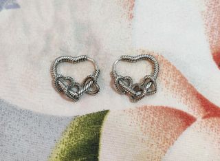 Pendientes Aro Corazón Corazoncitos