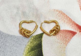 Pendientes Aro Corazón Corazoncitos