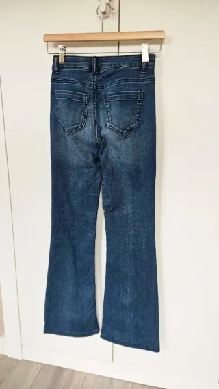 Pantalón flare Calzedonia azul talla XS