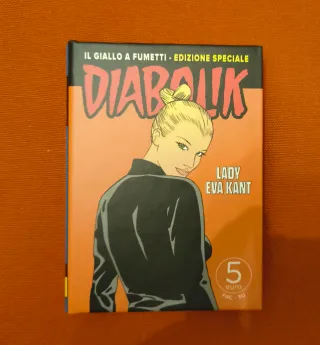 5 Euro commemorative di Diabolik e Eva Kant F.d.c.