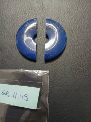 Coppia Pietre Lapislazzuli con Oro