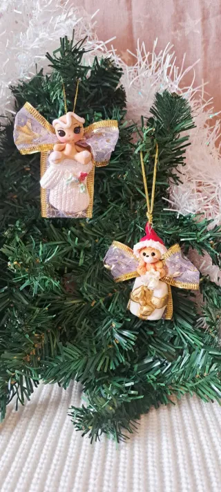 2 Colgantes Navideños Artesanales