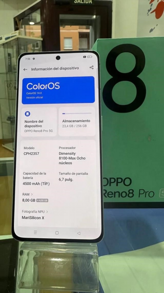 Oppo Reno8 Pro 5G Verde 256GB 8GB RAM