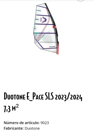 Vela Duotone E-Pace SLS 7.3 (2024)