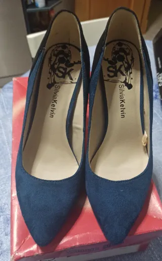 Zapatos de tacón Silvia Kelvin bicolor