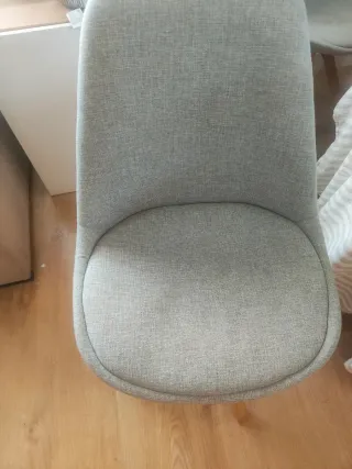 Pack 6 Sillas Comedor Tela y Madera