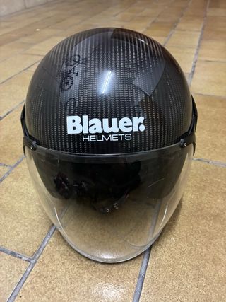 Casco Moto Blauer Jet Full Carbon