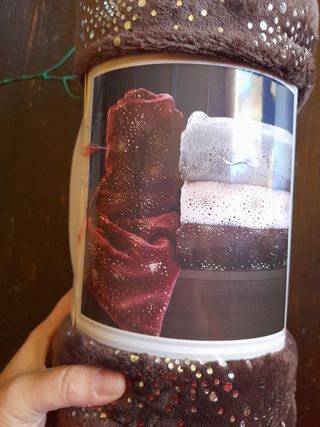 Coperta Cotton Joy con paillettes