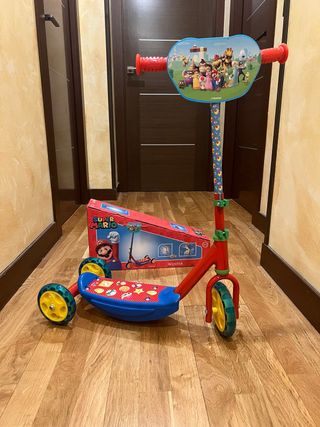 Patinete infantil Super Mario 3 ruedas