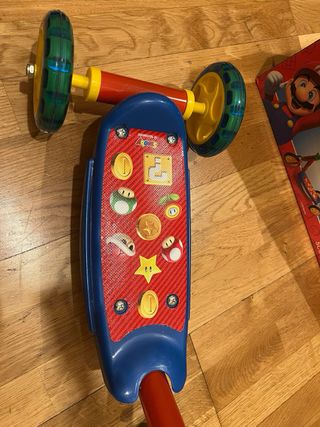 Patinete infantil Super Mario 3 ruedas