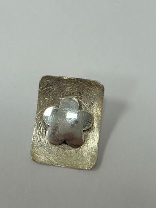 Colgante Plata Ley Flor Elegante