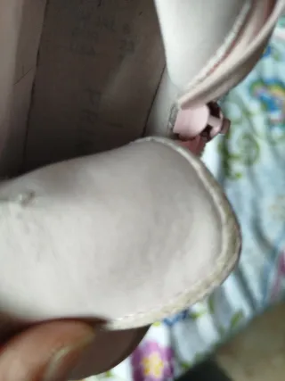 Botas niña rosa goma suave n 23