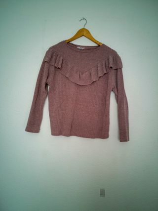 Jersey Pull&Bear rosa volante Talla M