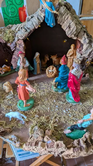 Presepe fatto a mano