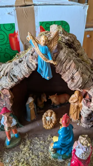 Presepe fatto a mano