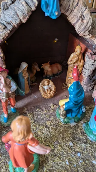 Presepe fatto a mano