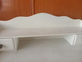 Tocador francés blanco de madera