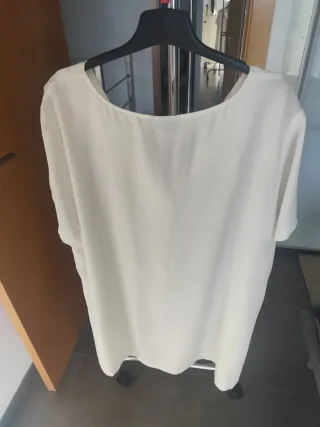 Blusa blanca talla XXXL