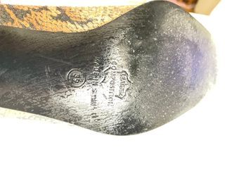 Botas efecto piel de serpiente