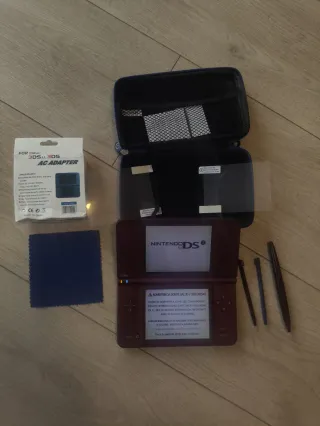 Nintendo DS XL Granate + Accesorios