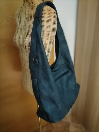 Bolso Inés Delaure azul verdoso