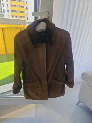 Chaquetón mujer Renatto marrón