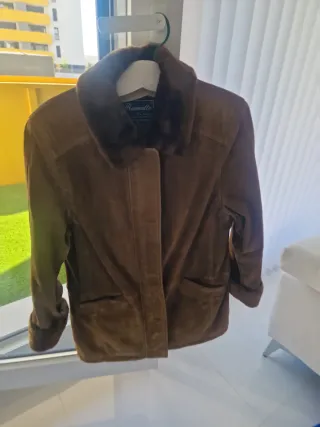 Chaquetón mujer Renatto marrón