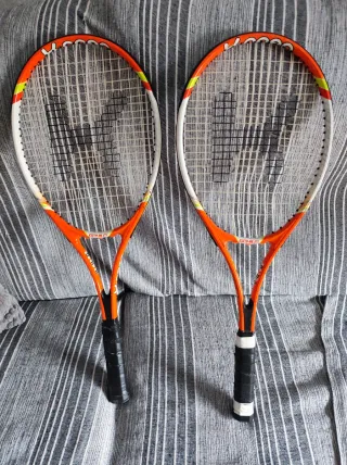 2 Raquetas de Tenis Naranja K-open Genius