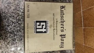 Kutscher's Pony Vasos de chupito madera en caja