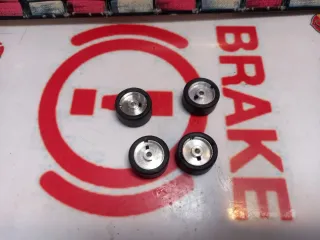 4 Llantas Aluminio Scaleauto 17mm Grises