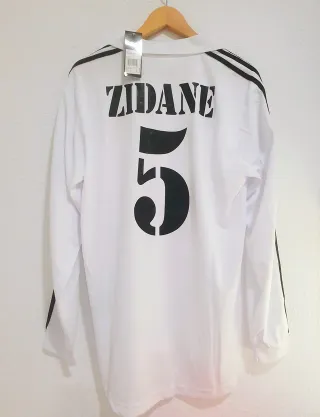Camiseta Zidane Volea 5 Real Madrid Champions 2000
